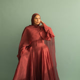 Deep Red Yasmin Gown