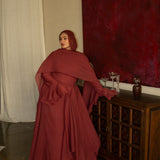 Deep Red Yasmin Gown