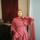 Deep Red Yasmin Gown