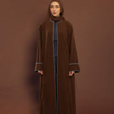 Blue Stitch Abaya