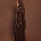 Blue Stitch Abaya