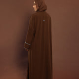 Blue Stitch Abaya