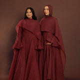 Deep Red Yasmin Gown