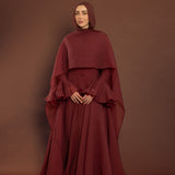 Deep Red Yasmin Gown