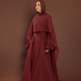 Deep Red Yasmin Gown