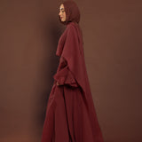 Deep Red Yasmin Gown