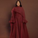 Deep Red Yasmin Gown