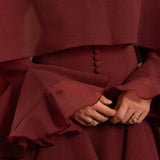 Deep Red Yasmin Gown