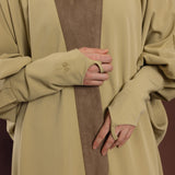 Desert Khaki Loop Abaya