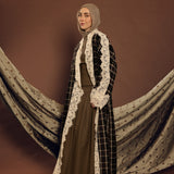 Espresso Lace Abaya