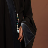 Navy Beaded Kimono