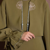 The Olive Beaded Set