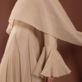 Beige Yasmin Gown