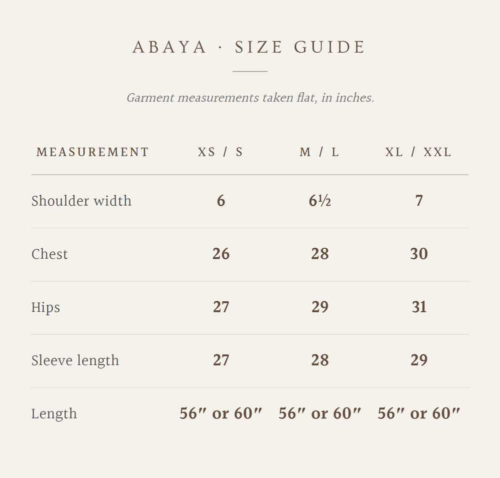 Size Guide